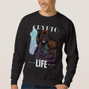 Sudadera Crypto Life Diamond Hands Memes Hombres Mujeres Pa