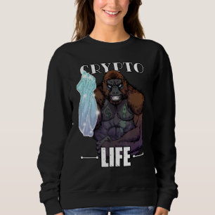 Sudadera Crypto Life Diamond Hands Memes Hombres Mujeres Pa