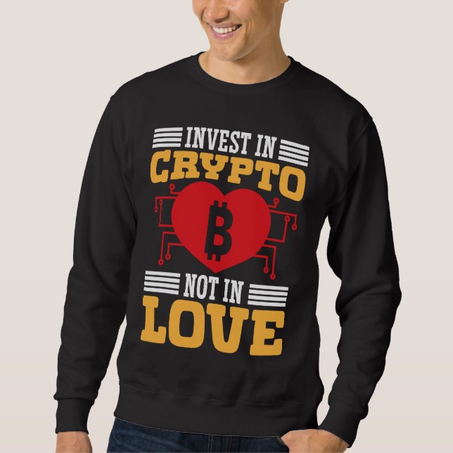 Sudadera Crypto Lover Cryptocurrency Blockchain Trader Fina (Anverso)