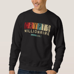 Sudadera Crypto Millionaire Cargando Bitcoin Vintage Invest