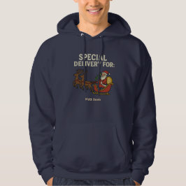 Sudadera Crypto Santa Entrega Especial Nombre Personalizado