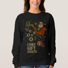 Sudadera Crypto Sleigh Ride™ Santa Navideño para Stakers de