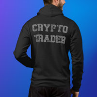 Crypto Trader Grunge Black-Gray Zip