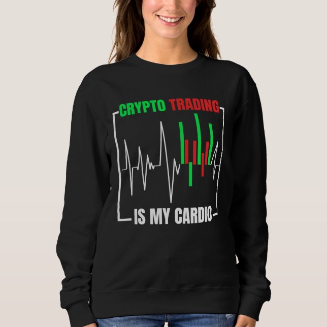 Sudadera Crypto Trading Cryptocurrency Trader (Anverso)