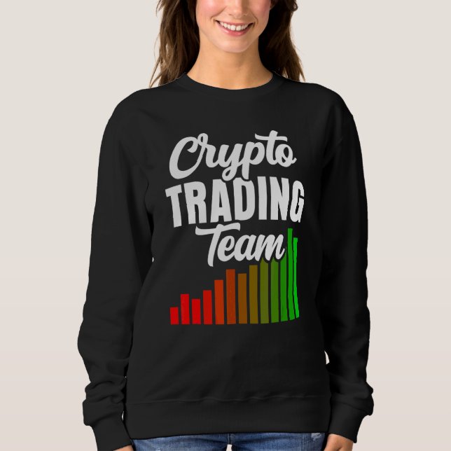 Sudadera Crypto Trading Team Trade Trader Cryptos (Anverso)