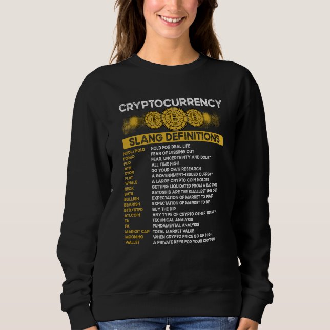 Sudadera Cryptocurrency Blockchain Trader Finance Crypto In (Anverso)
