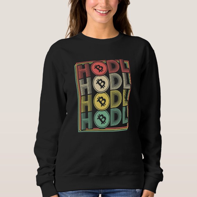 Sudadera Cryptocurrency Hodl Crypto Bitcoin Btc Krypto (Anverso)