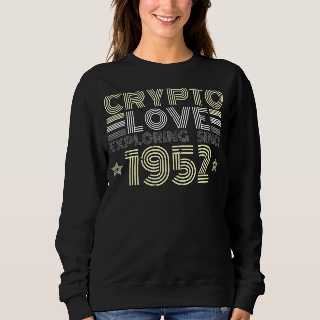 Sudadera Cryptocurrency Lifestyles Crypto Love Explorando S (Anverso)