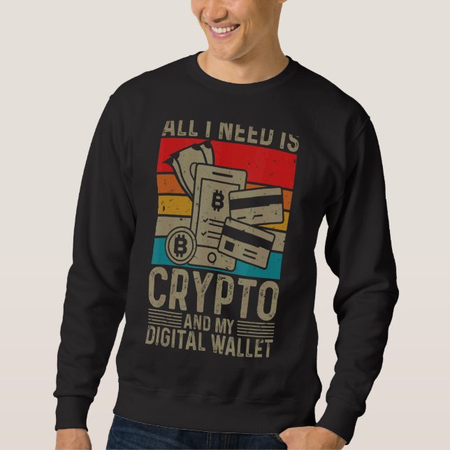 Sudadera Cryptocurrency Millionaire Orgulloso Crypto Brothe (Anverso)