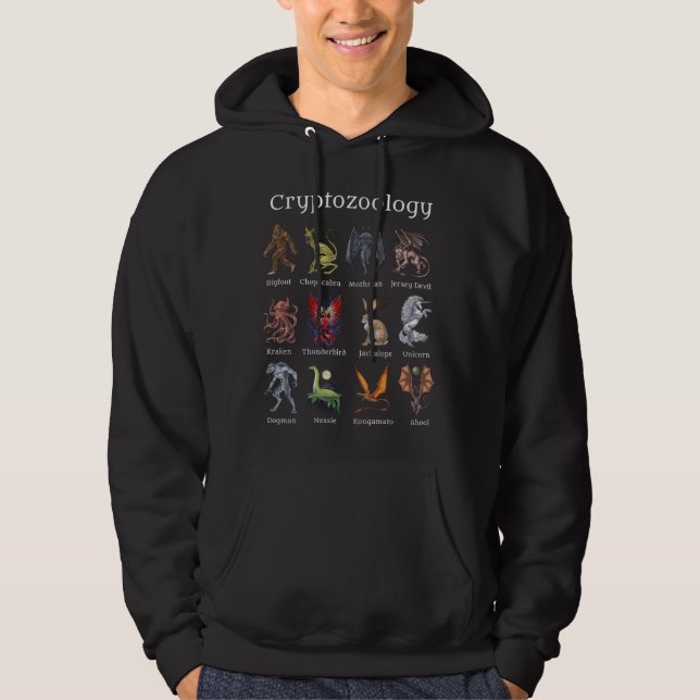 Sudadera Cryptozoology Cryptid Creatures (Anverso)