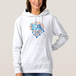 Sudadera Crystal Blue Bunny and Blue Jay Heart