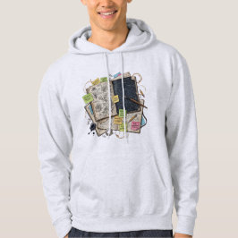 Sudadera Cuaderno de bocetos botánicos del caos neurodiverg