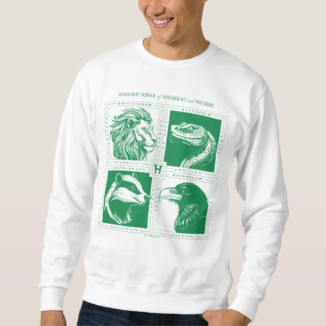 Sudadera Cuadrícula de animales domésticos HOGWARTS™ (Anverso)