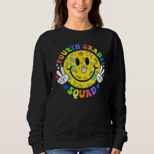 Sudadera Cuadrilla de 4º Grado Cara Sonriente Estudiante Pr