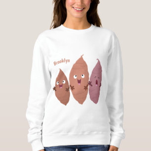 Sudadera Cuadros cantando batatas personalizado verduras