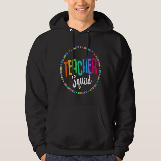 Sudadera Cuadros de profesores coloridos pre K Dayca (Anverso)