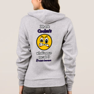 Sudadera ¿Cuál es tu excusa... Crohn's Hoodie