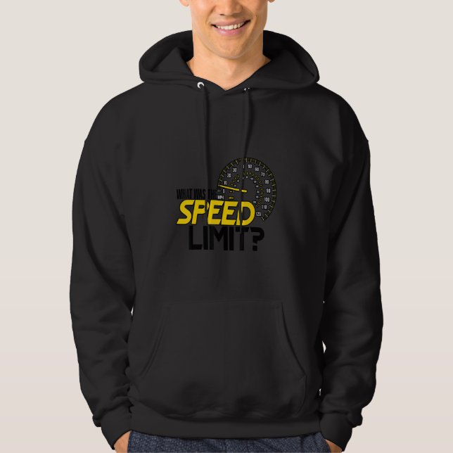 Sudadera ¿Cuál fue el límite de velocidad? (Anverso)