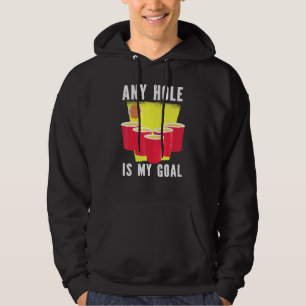 Sudadera Cualquier Agujero Es Mi Gol Beer Pong Bebe