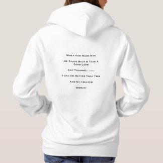 Sudadera "Cuando Dios hizo al hombre"