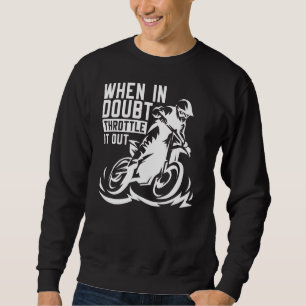 Sudadera Cuando En Duda Arrojarlo Fuera Dirtbikes Motocross