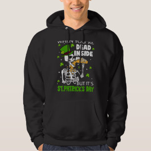 Sudadera Cuando estás muerto dentro, pero es la fiesta de P