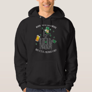 Sudadera Cuando estás muerto dentro, pero es St Paddy's