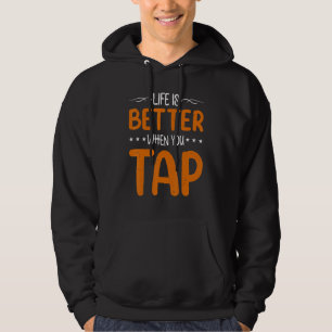 Sudadera Cuando Golpeas Bailarín de Tap Tap Bailando