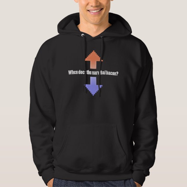 Sudadera Cuando hace la pregunta de Upvote Reddit del (Anverso)