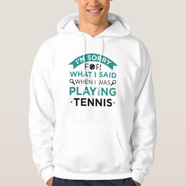 Sudadera Cuando Jugaba Tenis (Anverso)