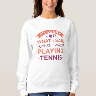 Sudadera Cuando Jugaba Tenis