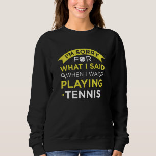 Sudadera Cuando Jugaba Tenis