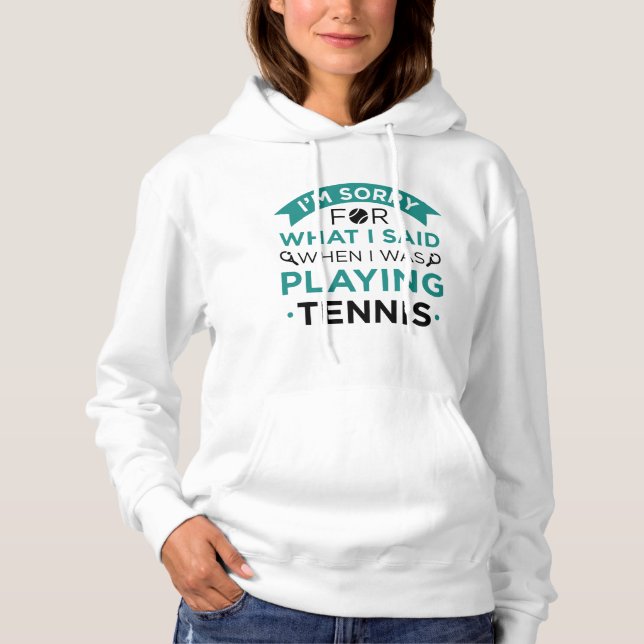 Sudadera Cuando Jugaba Tenis (Anverso)