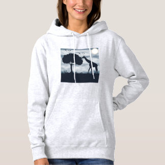 Sudadera Cuando la luna susurra a la jirafa