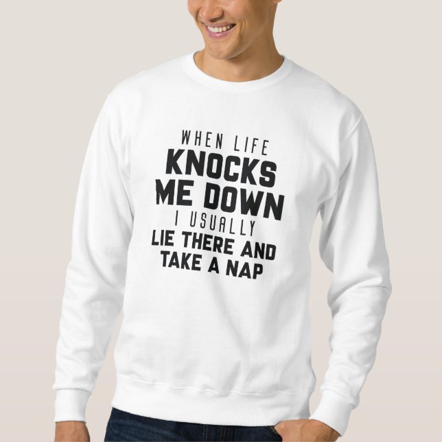 Sudadera Cuando la vida me hunde (Anverso)