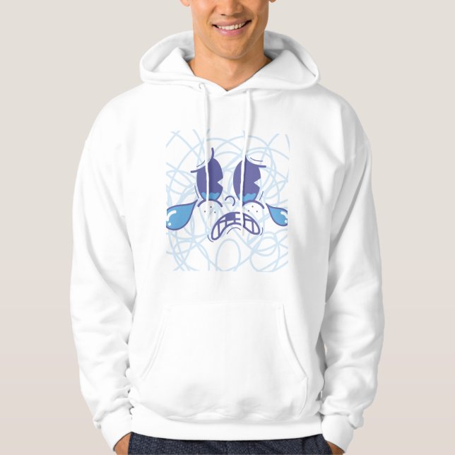 Sudadera Cuando las palabras fallan, el silencio llora.  (Anverso)