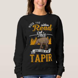 Sudadera Cuando leas esto, no mires mi tapadera