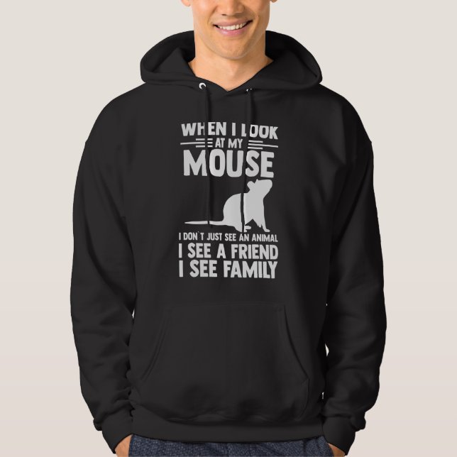 Sudadera Cuando miro mi ratón (Anverso)