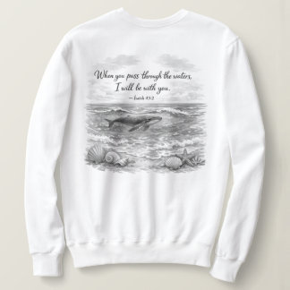 Sudadera Cuando pases por las aguas
