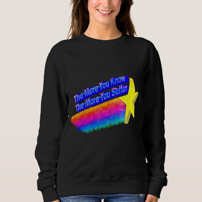 Sudadera Cuanto Más Conozca, Más Sufrirá 2 (Anverso)