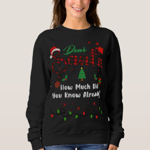 Sudadera Cuánto Sabías Ya Emparejando Navidad D