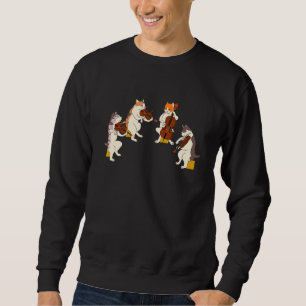 Sudadera Cuarteto de Cuerdas de Gatos Violin Viola Violonch