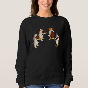 Sudadera Cuarteto de Cuerdas de Gatos Violin Viola Violonch