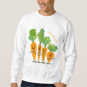 Sudadera Cuarteto de zanahoria cantante lindo ilustracion p