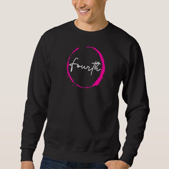 Sudadera Cuarto ciclo de enseñanza primaria Maestra de cuar (Anverso)