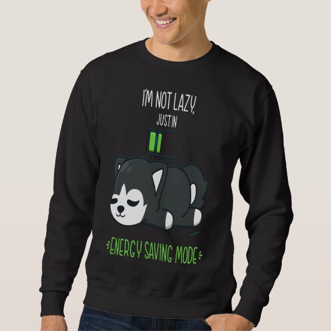 Sudadera Cuato Husky Dormiendo con batería (Anverso)