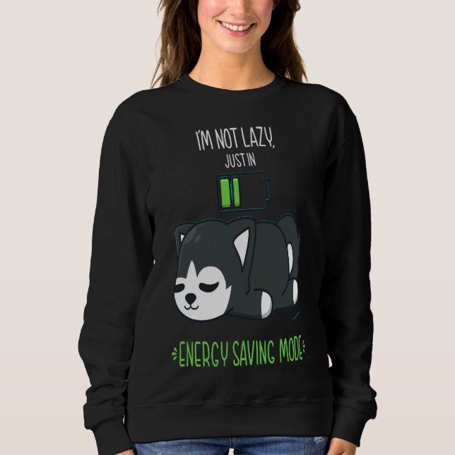 Sudadera Cuato Husky Dormiendo con batería (Anverso)