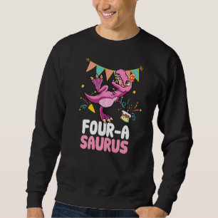 Sudadera Cuatro A Saurus Dinosaur Cute Kiddo Rex 1
