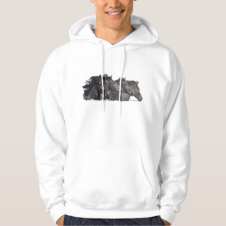 Sudadera Cuatro caballos frisios de funcionamiento