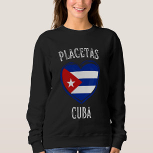 Sudadera Cuba Bandera Corazón Placetas Ciudad
